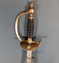 Épée de sous-officier (?) du génie, contre clavier monogrammé.