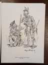 Le lys sous les érables. Troupes françaises au Canada. 1755-1760. 12 planches N et B par E Leliepvre. La gravure française