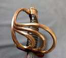 Sabre d'officier de carabinier ou de cavalerie de réserve. Modèle de 1854 modifié. Fourreau neuf.