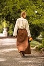 Jupe Emilie en coton épais