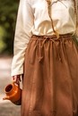 Jupe Emilie en coton épais