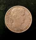 5 francs (écu) Napoléon Ier tête laurée - Argent -W (Lille) 1810 - Empire français 