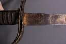 Sabre à garde tournante, lame de Cassaignard. Officier de marine? Époque Louis XVI révolution