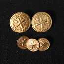 Boutons de maréchal d'Empire - 15mm et 24 mm -