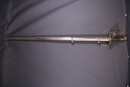Sabre de fusilier ou de cavalier de réserve modèle 1854, avec fourreau (nickelé ?).