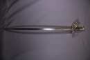 Sabre de fusilier ou de cavalier de réserve modèle 1854, avec fourreau (nickelé ?).