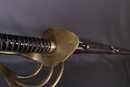 Sabre de cuirassier modèle an XIII, pointe dans le prolongement de la lame. Belle pièce d'époque.