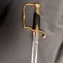 Sabre d'officier d'infanterie Consulat/Empire, Fusée en ébène, lame droite!