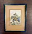 Lithographies encadrée de Maurice Toussaint signée et tirée à 350 exemplaires. Uniformes de la Garde Impériale 1er Empire. Prix à l'unité
