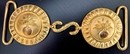 Boucle de ceinturon d'officier d'infanterie de grande tenue modèle 31. 3 pièces - Fabrication des Éts David 