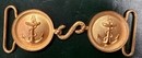 Boucle de ceinturon officier des troupes coloniales, modèle 31. 3 pièces - Fabrication des Éts David. Neuf de stock