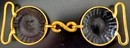 Boucle de ceinturon officier des troupes coloniales, modèle 37. 3 pièces - Fabrication des Éts David. Neuf de stock