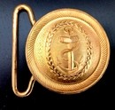 Boucle de ceinturon sous officier des troupes coloniales, modèle 37. 1 pièces - Fabrication des Éts David. Neuf de stock 