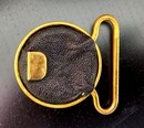 Boucle de ceinturon sous officier des troupes coloniales, modèle 37. 1 pièces - Fabrication des Éts David. Neuf de stock 