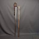 Sabre d'officier d'infanterie - Modele 1882 - Calotte monogrammée. Avec dragonne