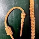 Aiguillettes anciennes pour officier d'état-major, dans boite ancienne