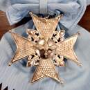 Copie ancienne de Grand Croix de l'ordre du Saint Esprit avec cordon neuf