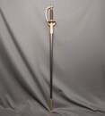 Polytechnique. Épée dite Tangente. Bouton de rivure en forme de diabolo. Attribuée à 2 Polytechniciens successifs. Lame utilisée en combat!