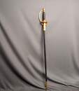 Polytechnique. Épée dite Tangente. Bouton de rivure en forme de cylindre