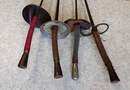 Lot de 4 fleurets anciens