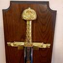 Copie de l'épée de Charlemagne, par le médailler Franklin, avec 
