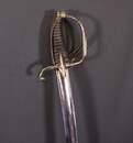 Sabre d'officier de cavalerie légère à la chasseur, Empire/ restauration