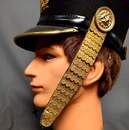 Shako d'officier d'infanterie de la garde, cuivreries du XIX ème siècle, d'origine.