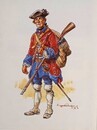 Eugène Leliepvre (Le mémorial des soldats de la Nouvelle France) planches au pochoir. Prix à l'unité. 