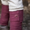 Petites fibules Uri bouts aplatis - La paire