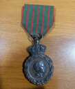 Médaille de Sainte-Hélène - Pièce originale avec ruban ancien