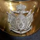 Hausse col d'officier des bataillons coloniaux. A l'ancre et aux fleurs de lys.