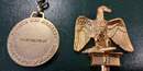 Lot 3 porte-clefs thématique Empire et médaille campagne de France