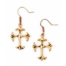 Boucles d'oreille Croix des croisés
