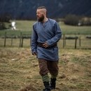Tunique viking Torsten gris bleu 