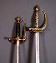 Lot de 2 épées françaises. 2 ème moitié 19 ème siècle