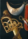 Les trésors de l'Emperi, l'armée de Napoléon. Reliure pleine toile rouge. Bilingue français/anglais