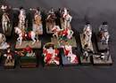 Quel roman que ma vie! Ensemble de 22 figurines sur l'incroyable trajectoire de l'Empereur Napoléon 1er.