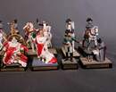 Quel roman que ma vie! Ensemble de 22 figurines sur l'incroyable trajectoire de l'Empereur Napoléon 1er.