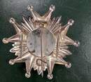Lot Légion d'Honneur 3 ème republique. Copie de plaque de Grand Coix et croix d'officier uniface. Pour théâtre et spectacle
