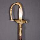 Épée d'officier d'état major Empire. Dorure d'origine, cuir d'origine.