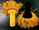 Paire d'épaulettes à tournante or sur fond jaune, infanterie de marine. Jamais utilisées. Production Éts David