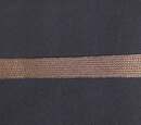 Tresse plate Or mi-fin - 2, 3, 4, 5, 8, 12 et 20 mm - Fab. Française ancienne - 