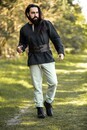 Culotte du moyen age Arvo chanvre clair - Lien aux chevilles