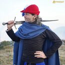 Cape courte en laine avec découpe en créneaux -XIVème siècle-
