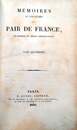 FABRE DE l’AUDE (J.P.). Mémoires et souvenirs d’un pair de France, ex-membre du sénat conservateur. ANCIEN PRIX: 240 €