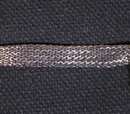 Tresse plate fine Argent - 2 mm - Fab. Française ancienne - Au mètre ou au rouleau de 230m 