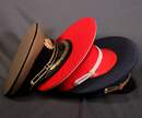 Lot de 3 casquettes Europe de l'Est, antérieures à la chute du rideau de fer