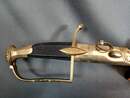 Sabre d'officier Infanterie Consulat-Empire. Lame gravée. Fourreau d'époque à double système d'accrochage