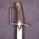Sabre d'officier d'infanterie court. Révolution. Sans fourreau.