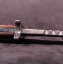 Rare baïonnette allemande du génie modèle 98 à dents de scie, large. Avec fourreau. Vendue en 2 h!